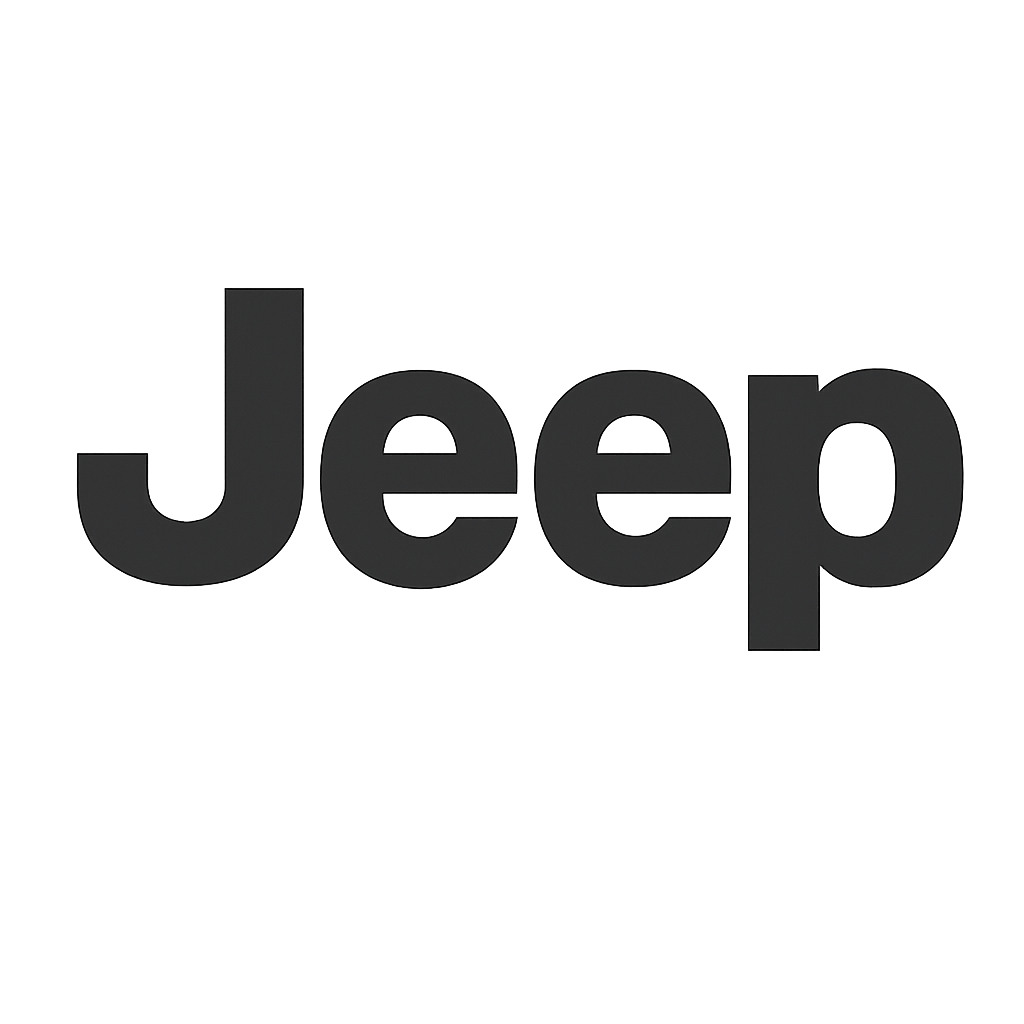 Logo de Jeep en fondo transparente