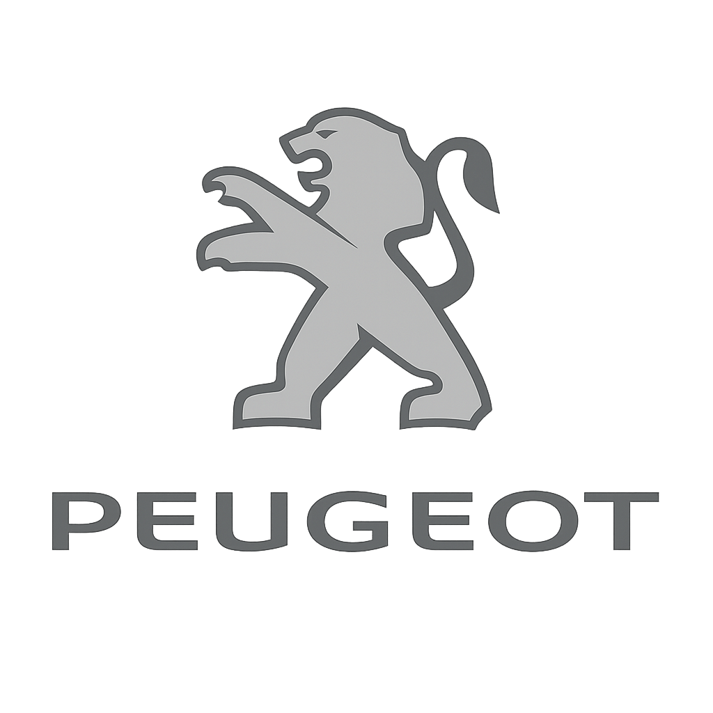 Logo de Peugeot en fondo transparente