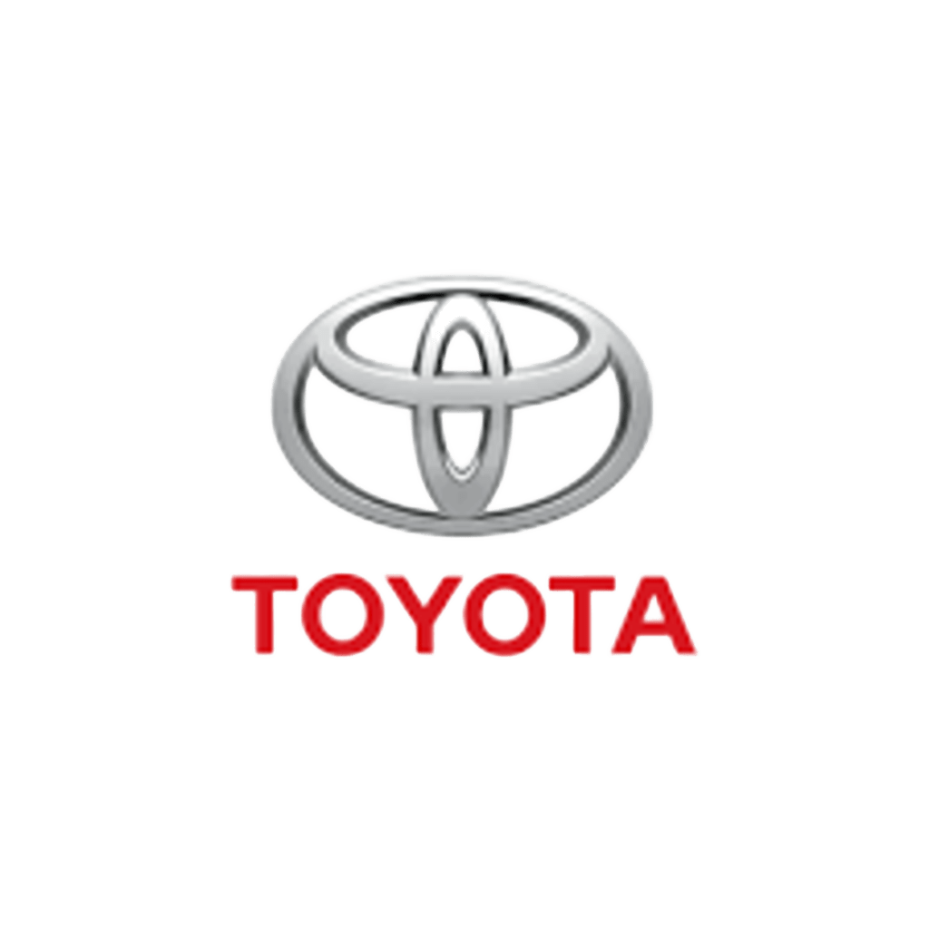 Logo de Toyota en fondo transparente