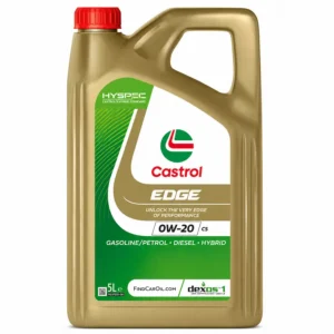 Aceite de motor Castrol EDGE 0W-20 C5 5 Litros totalmente sintético