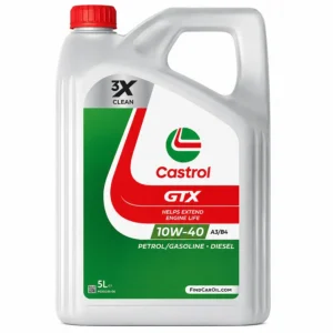 Aceite de motor Castrol GTX 10W-40 A3/B4 5 Litros semisintético
